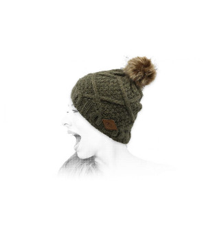 Mütze khaki Fellbommel Jude Beanie kaki